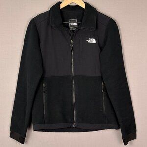 The North Face Black Full Zip Fleece Jacket Women’s Small Outdoor Hiking Lightwe